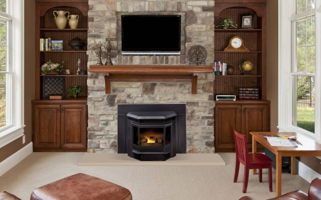 quadra-fire classic bay 1200i pellet fireplace insert