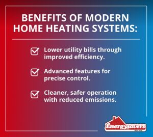 benefits of modern home heating systems infographic